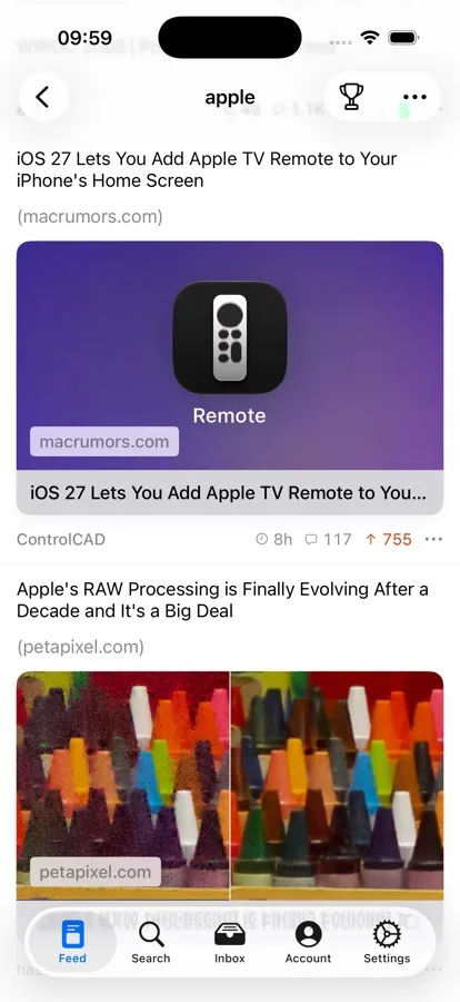 Pulsar iOS Reddit app screenshot 3